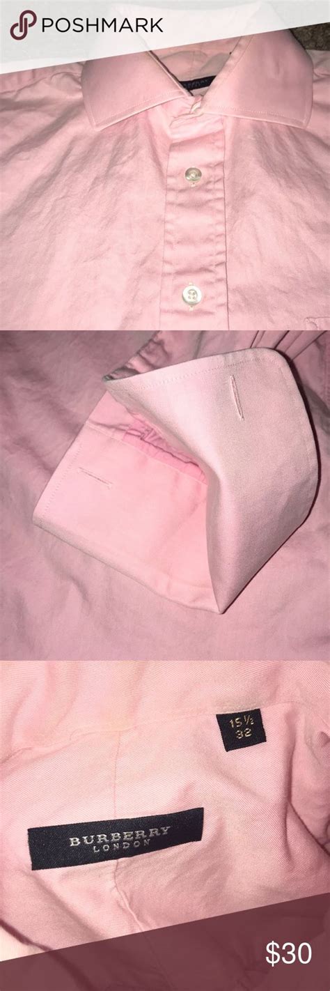pink burberry dress shirt
